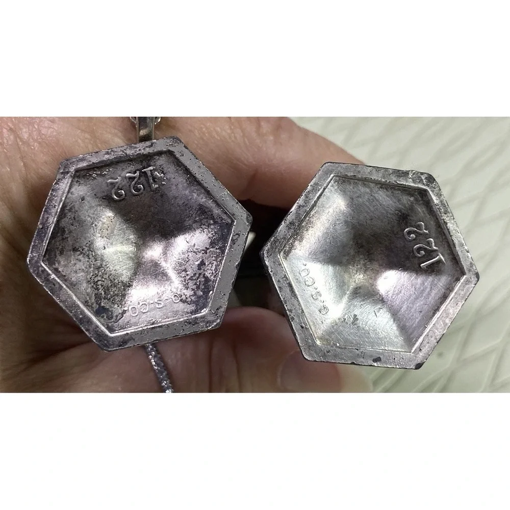 G.S. CO.‎ Vintage Pair Of Silver Plated Salt&Pepper Shakers 4
